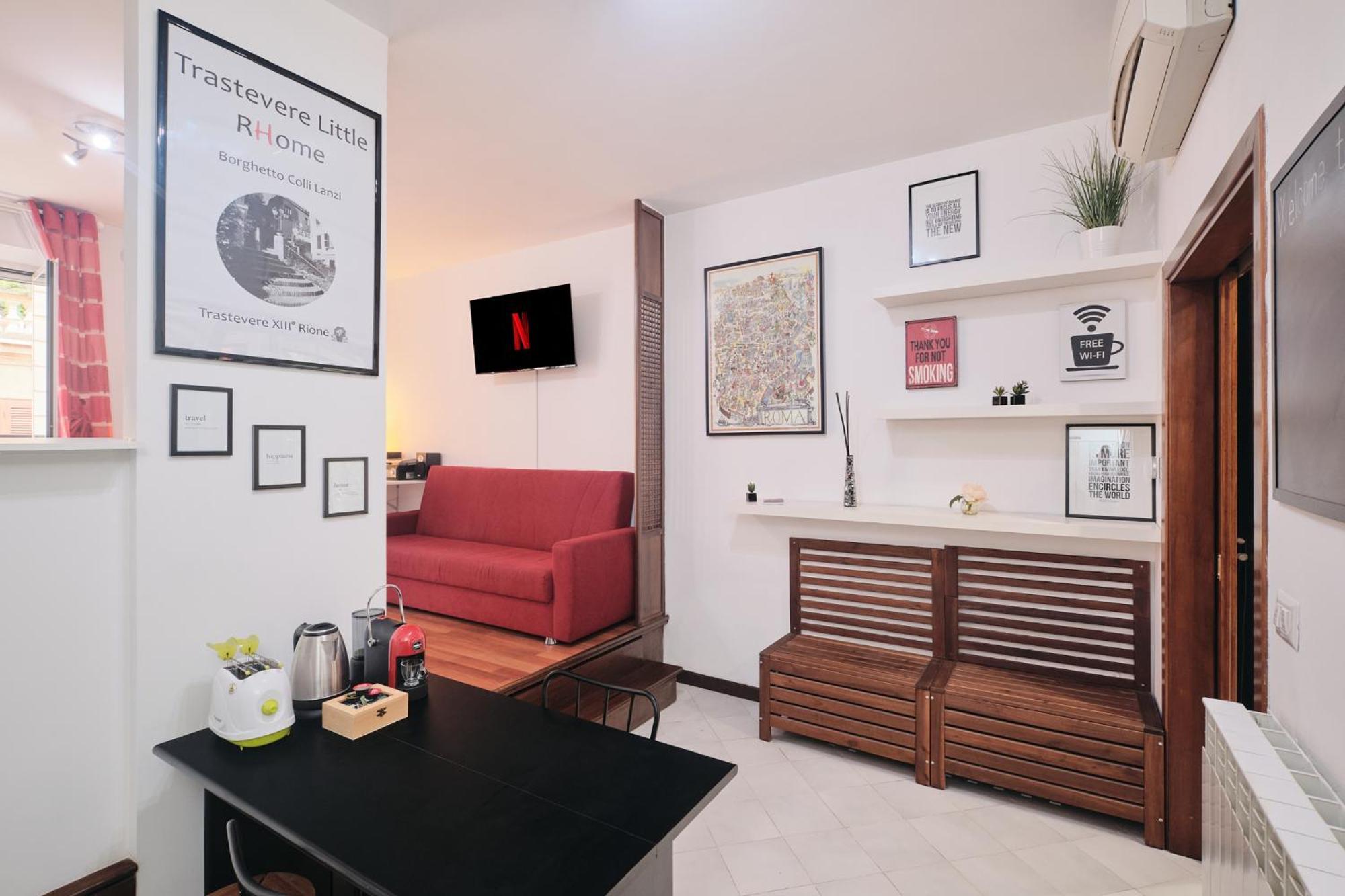 Trastevere- Flat Con Giardino, Ac, Wi-Fi & Netflix Рим Экстерьер фото